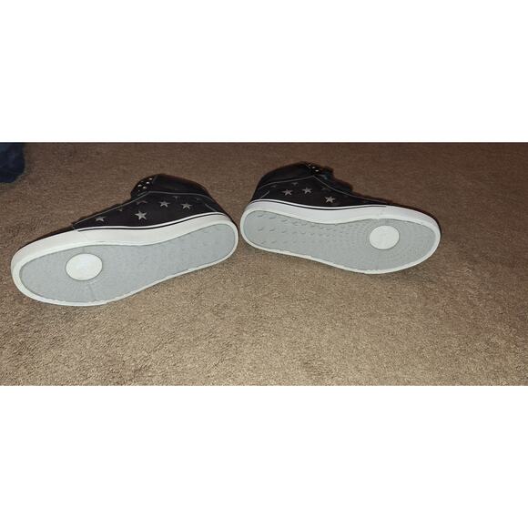 NWT/ PASTRY / HIGH TOP TENNIS SHOES / MEN'S SIZE : 8 / BLACK AND WHITE/unisex - Picture 3 of 12